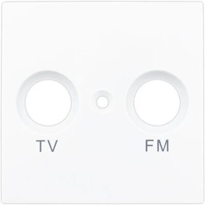 REV White TV/rf socket cover - TV/rf socket cover REV White TV/rf socket cover - TV/rf socket cover
