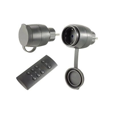 REV Kit Prises Intelligentes IP44 - 3680W, Noir REV Kit Prises Intelligentes IP44 - 3680W, Noir