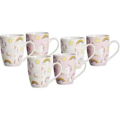 RITZENHOFF & BREKER Einhorn Kaffeetassen Set - 6 Stück, 350ml RITZENHOFF & BREKER Einhorn Kaffeetassen Set - 6 Stück, 350ml