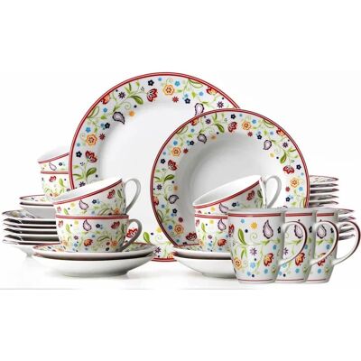 Ritzenhoff & Breker - Shanti Doppio - 6-Personen - Dinnerware Set Ritzenhoff & Breker - Shanti Doppio - 6-Personen - Dinnerware Set