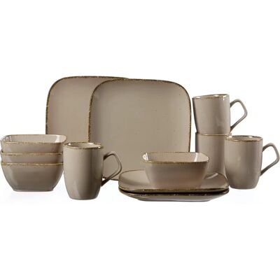 Service petit-déjeuner en porcelaine CASA Vintage/Used-Look 12 pièces RITZENHOFF & BREKER Service petit-déjeuner en porcelaine CASA Vintage/Used-Look 12 pièces RITZENHOFF & BREKER