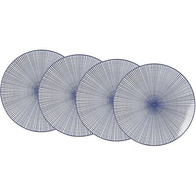 Ensemble de 4 assiettes en céramique Royal Makoto - 21,5cm Ensemble de 4 assiettes en céramique Royal Makoto - 21,5cm