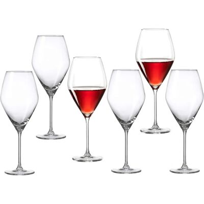 Bicchiere da Vino Salsa RITZENHOFF & BREKER - 6 pz, 590 ml, Trasparente, Lavabile in lavastoviglie Bicchiere da Vino Salsa RITZENHOFF & BREKER - 6 pz, 590 ml, Trasparente, Lavabile in lavastoviglie
