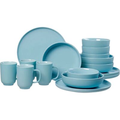 RITZENHOFF & BREKER Jasper 16-tlg. Geschirr-Set Blau - Dinnerware Set RITZENHOFF & BREKER Jasper 16-tlg. Geschirr-Set Blau - Dinnerware Set