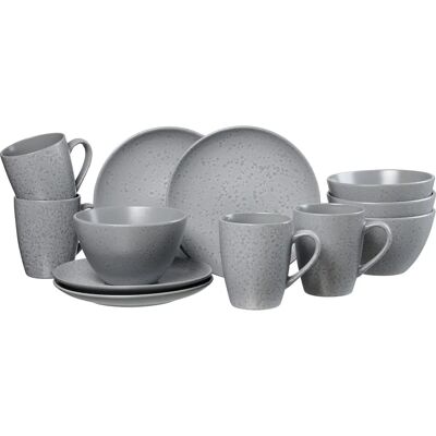 Ritzenhoff & Breker Kitwe Frühstücksset - 12 Stück, Grau - Keramik Ritzenhoff & Breker Kitwe Frühstücksset - 12 Stück, Grau - Keramik