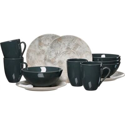 RITZENHOFF & BREKER Cecina Coffee Service Set - 12 Piece Gray RITZENHOFF & BREKER Cecina Coffee Service Set - 12 Piece Gray
