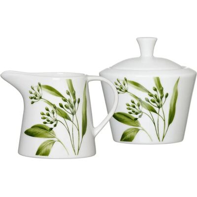 Ritzenhoff & Breker Evora Grünes Porzellan Geschirr-Set mit Botanik-Motiv Ritzenhoff & Breker Evora Grünes Porzellan Geschirr-Set mit Botanik-Motiv