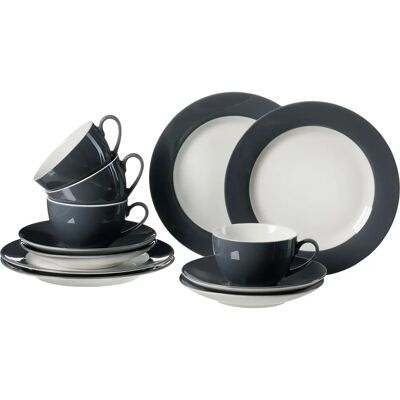 RITZENHOFF & BREKER Doppio - Service à café en porcelaine pour 4 RITZENHOFF & BREKER Doppio - Service à café en porcelaine pour 4