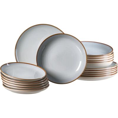 Servizio da tavola Ritzenhoff & Breker Portofino, grigio, 18 pz Servizio da tavola Ritzenhoff & Breker Portofino, grigio, 18 pz