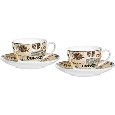 Set Cappuccino Ritzenhoff & Breker CREMA - Porcelaine, 4 pièces, compatible lave-vaisselle - Publicité Set Cappuccino Ritzenhoff & Breker CREMA - Porcelaine, 4 pièces, compatible lave-vaisselle - Publicité