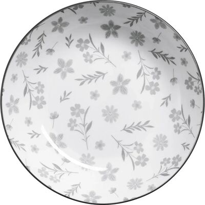 Ritzenhoff & Breker - Sendai Blume 21 - Gris - motifs floraux et graphiques - plate - Publicité Ritzenhoff & Breker - Sendai Blume 21 - Gris - motifs floraux et graphiques - plate - Publicité