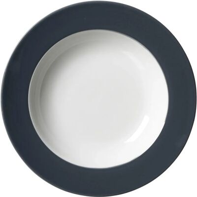 Assiette creuse Doppio Anthracite Ritzenhoff & Breker - Lot de 6 - Publicité Assiette creuse Doppio Anthracite Ritzenhoff & Breker - Lot de 6 - Publicité