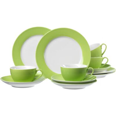 Service à café vert RITZENHOFF & BREKER 12 pièces - Service de vaisselle Service à café vert RITZENHOFF & BREKER 12 pièces - Service de vaisselle