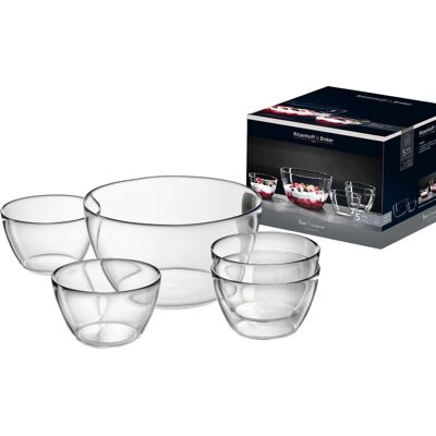Ensemble de bols Ritzenhoff & Breker LISA - 5 pièces Lavable - Publicité Ensemble de bols Ritzenhoff & Breker LISA - 5 pièces Lavable - Publicité