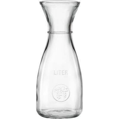 Carafe en verre 'Bordeaux' 1L - Lot de 6 - Compatible lave-vaisselle - Publicité Carafe en verre 'Bordeaux' 1L - Lot de 6 - Compatible lave-vaisselle - Publicité