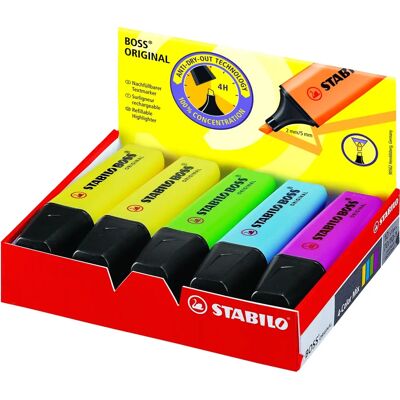 Stabilo Boss Leuchtstifte 10er-Set Mehrfarbig - Marker Stabilo Boss Leuchtstifte 10er-Set Mehrfarbig - Marker