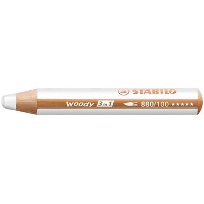 STABILO Woody 3 in 1 - Weiß Mehrzweck-Mine STABILO Woody 3 in 1 - Weiß Mehrzweck-Mine