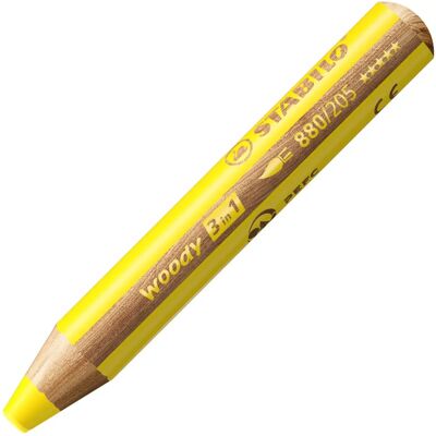 STABILO Woody 3-in-1 Gelb - Buntstifte STABILO Woody 3-in-1 Gelb - Buntstifte