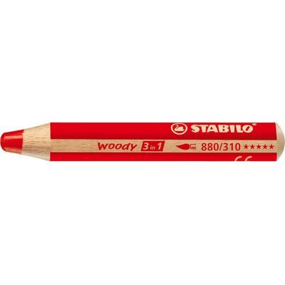 STABILO Woody 3-in-1 Rot - Buntstifte STABILO Woody 3-in-1 Rot - Buntstifte