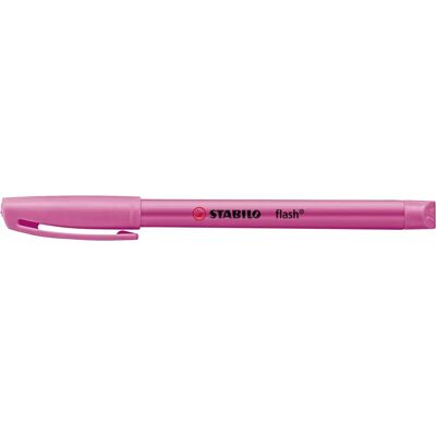 Surligneur STABILO Rose Pocket - Marqueur Fluorescent - Publicité Surligneur STABILO Rose Pocket - Marqueur Fluorescent - Publicité