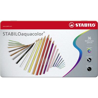 STABILO Aquacolor Multicolor 36 piezas - Lápices de colores STABILO Aquacolor Multicolor 36 piezas - Lápices de colores