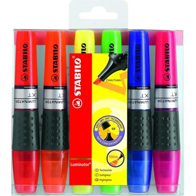 Surligneur STABILO LUMINATOR 6 pcs - Couleurs variées & longue durée Surligneur STABILO LUMINATOR 6 pcs - Couleurs variées & longue durée