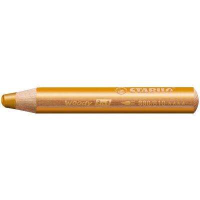 STABILO Woody 3 en 1 Or - Crayons multisufaces - Publicité STABILO Woody 3 en 1 Or - Crayons multisufaces - Publicité