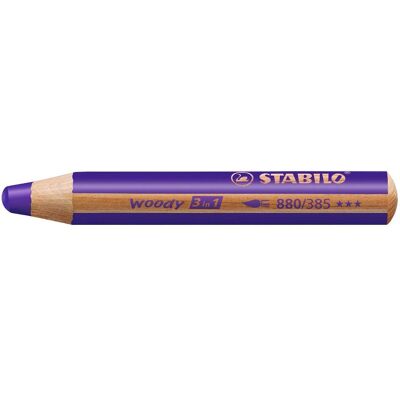 STABILO Woody 3 in 1 Violett - Buntstifte STABILO Woody 3 in 1 Violett - Buntstifte