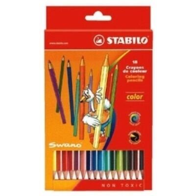 STABILO Buntstifte - 18er Set - Bunte Schulmaterialien STABILO Buntstifte - 18er Set - Bunte Schulmaterialien