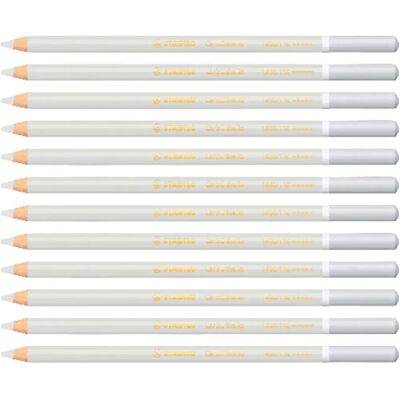 Stabilo Pastelkritor Vit Grå - Pastel Kritor Stabilo Pastelkritor Vit Grå - Pastel Kritor