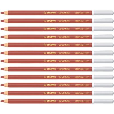 Stabilo Pastel Chalk – CarbOthello – 12 pcs – caput mortuum red Stabilo Pastel Chalk – CarbOthello – 12 pcs – caput mortuum red