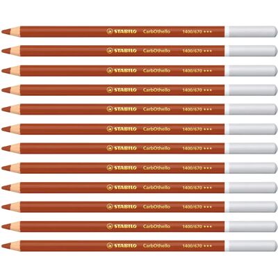 Stabilo 12 CarbOthello Pastelp - Crayons de couleur - Publicité Stabilo 12 CarbOthello Pastelp - Crayons de couleur - Publicité
