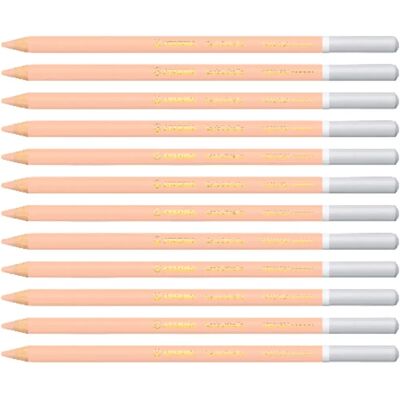 Stabilo Pastel Pencil - 12 pcs - Apricot - Pastel Type Stabilo Pastel Pencil - 12 pcs - Apricot - Pastel Type