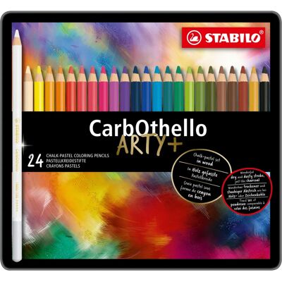 STABILO CarbOthello Monivärinen - 24 Pastelliliidetta - Pastelliliidetta STABILO CarbOthello Monivärinen - 24 Pastelliliidetta - Pastelliliidetta