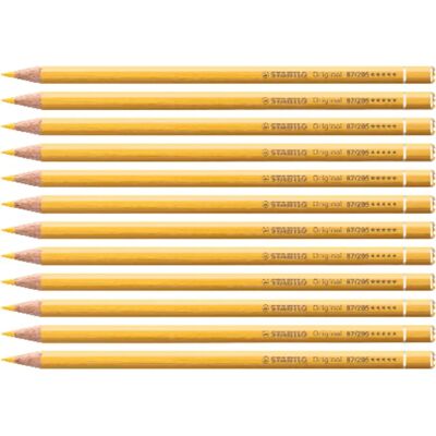 Stabilo Gelbe Farbstifte - Set mit 12 Stiften Stabilo Gelbe Farbstifte - Set mit 12 Stiften