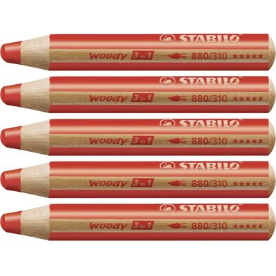 Stabilo Rot 3-in-1 Wasserlöslicher Buntstift - Buntstifte Stabilo Rot 3-in-1 Wasserlöslicher Buntstift - Buntstifte