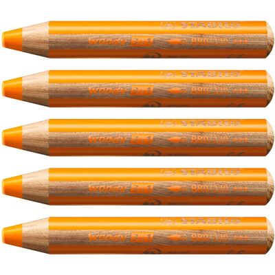 Stabilo Orange Watercolor Color Pencils - 5 pcs Stabilo Orange Watercolor Color Pencils - 5 pcs