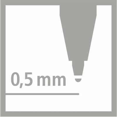 Stabilo EASYoriginal Schwarze Kuli - Mittellinie - Stift Stabilo EASYoriginal Schwarze Kuli - Mittellinie - Stift