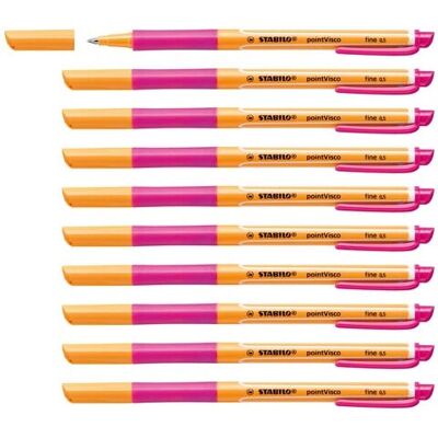 STABILO PointVisco Pink Gelschreiber - Gel Pen STABILO PointVisco Pink Gelschreiber - Gel Pen