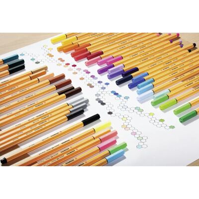 STABILO Point 88 Fineliner Assorted Colours - Fineliner STABILO Point 88 Fineliner Assorted Colours - Fineliner