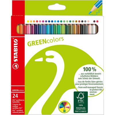 Kredki kolorowe GREENcolors 18 sztuk - Kredki Kredki kolorowe GREENcolors 18 sztuk - Kredki