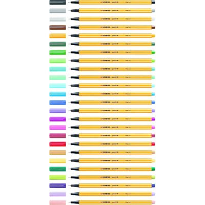STABILO Point 88 Mini Fineliner Flerfärgad 12 st - penna STABILO Point 88 Mini Fineliner Flerfärgad 12 st - penna