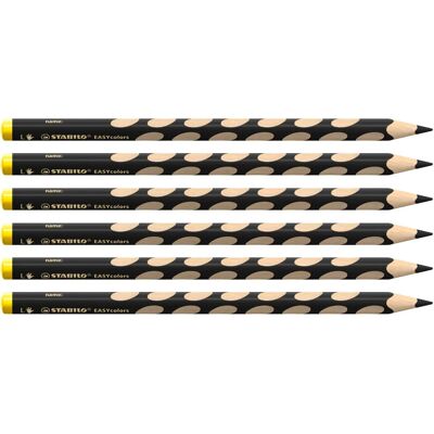 STABILO Easycolors - Matita colorata triangolare per mancini - 6 pezzi STABILO Easycolors - Matita colorata triangolare per mancini - 6 pezzi
