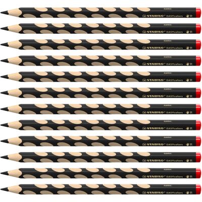 Stabilo Easy Colors Pastello - Ergonomisk färgpenna - Svart Stabilo Easy Colors Pastello - Ergonomisk färgpenna - Svart