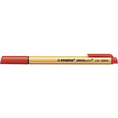 STABILO GREENpoint Rote Fineliner - Fineliner STABILO GREENpoint Rote Fineliner - Fineliner