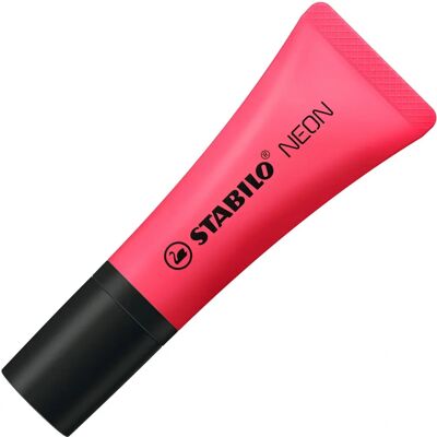 Marcador de Destaque Neon Rosa STABILO - Modelo 72/56 - Tinta à Base de Água Marcador de Destaque Neon Rosa STABILO - Modelo 72/56 - Tinta à Base de Água