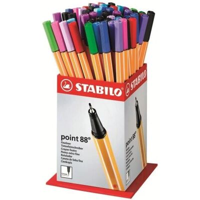 STABILO 88/60-1 Fineliner - Multicolore - 60 pièces - Publicité STABILO 88/60-1 Fineliner - Multicolore - 60 pièces - Publicité