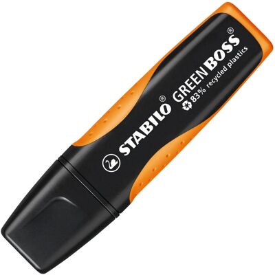 STABILO Green Boss Highlighter - Dual Tip, Eco-Friendly STABILO Green Boss Highlighter - Dual Tip, Eco-Friendly