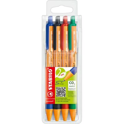 STABILO Pointball 4-pack - Ballpoint Pen STABILO Pointball 4-pack - Ballpoint Pen