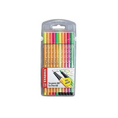 Set de Marqueurs Artistiques Multicolores Stabilo - 10 pcs - Publicité Set de Marqueurs Artistiques Multicolores Stabilo - 10 pcs - Publicité